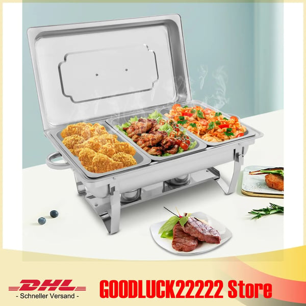 Chafing Dish, Stor Kapacitet, Energi Effektiv,Sølv