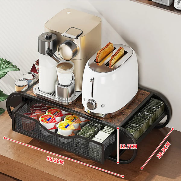 Kaffemaskine Stativ, Multifunktionelt, Støvbeskyttet, Bordinstallation