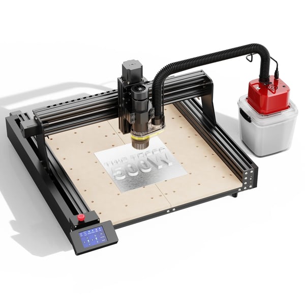 Støvsuger, børsteløs motor, 6000 Pa sugekraft, 2.8L støvpose, dimensioner 170mm x 170mm x 240mm, LED-lys