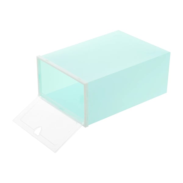 Skoopbevaringsboks, Stabelbar Design, Alsidig Organizer,Turkis