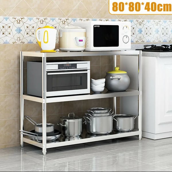 3-lags hylde, rustfrit stål, tung-duty, fugtbestandig, pladsbesparende design