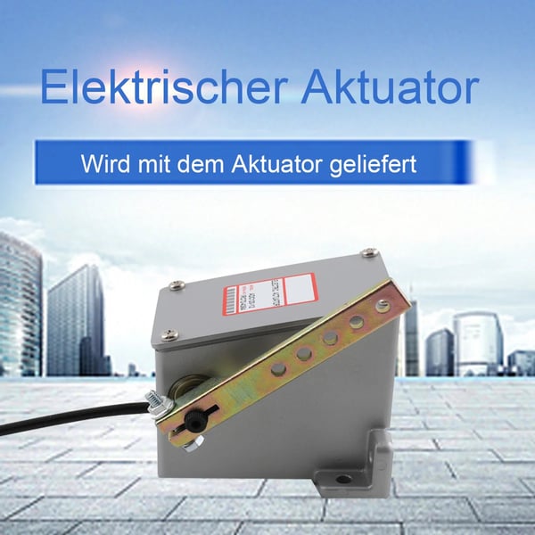 Elektrisk aktuator, bred spændingskompatibilitet 12V-32V, maksimalt drejningsmoment 1,0 lb-ft, driftstemperatur -54°C til 95°C