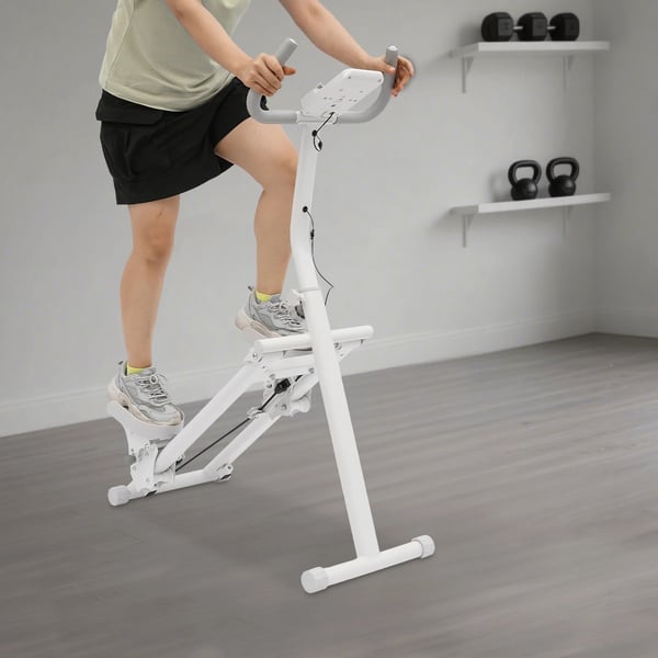 Stepper Maskine, Sammenklappeligt Design, 8-Niveau Modstand,HVID