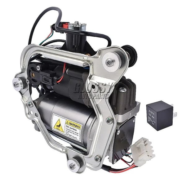 Luftaffjedringskompressor Pumpe, Vare Længde 39 cm, Vare Bredde 29 cm, Vare Højde 15,5 cm, Vare Vægt 5,85 kg, OEM Dele Numre LR006201