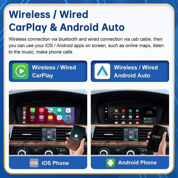Carplay-interface, understøtter CarPlay og Android Auto, høj lydudgang,CIC