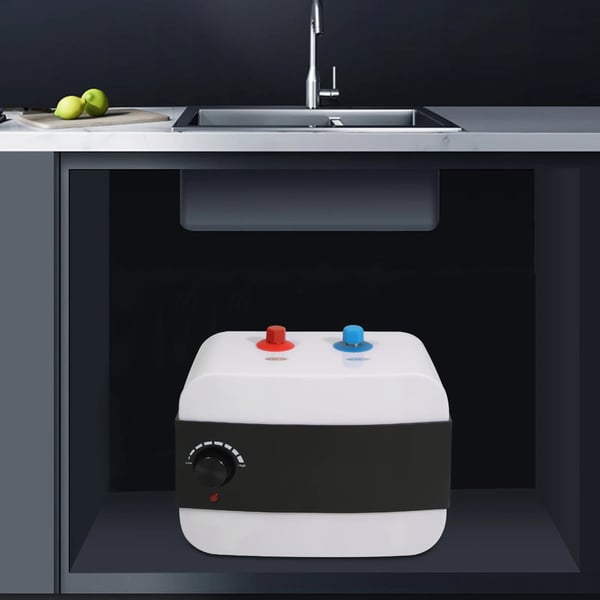 Elektrisk Vandvarmer, 6L Kapacitet, Justerbar Temperatur,HVID, S