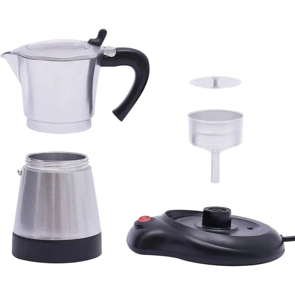 Espresso Maskine, 480W Effekt, 300ml Kapacitet,Sølv