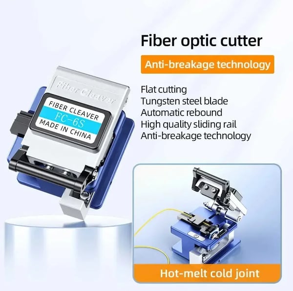 Fiber Optisk Værktøjssæt, Optisk Effektmåler, Visuel Fejlfinder,11 i 1(SQ-6SZH-Kit)