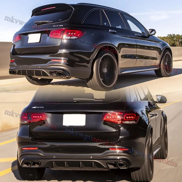 Bageste kofanger diffuser, AMG stil, direkte erstatning,som vist