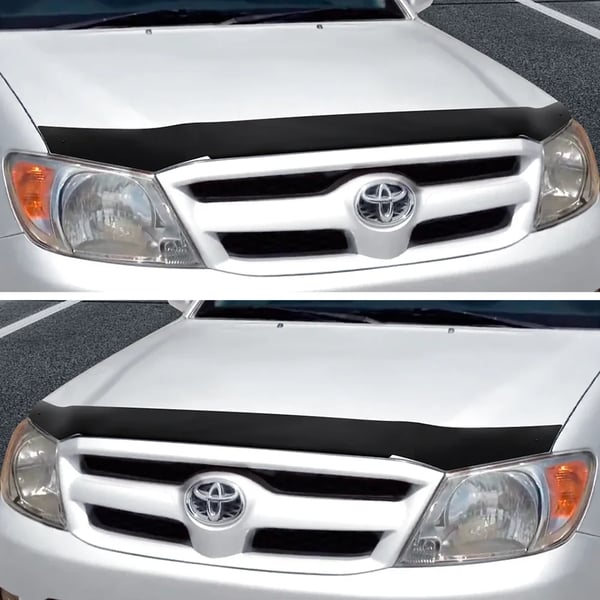 Hætteafviser, Holdbart ABS-materiale, Kompatibel med Toyota Hilux Vigo 2005-2010,motorhjelm beskyttelse