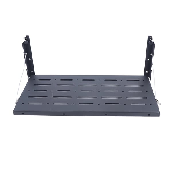 Bil Bagklap Bord, Passer til Jeep Wrangler JK 2007-2017, Metal Konstruktion, Foldbart Design,sort