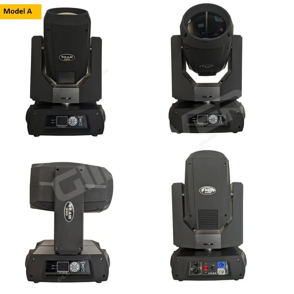Moving Head Light, 350W Effekt, 16-Kanals Kontrol,1 Lys
