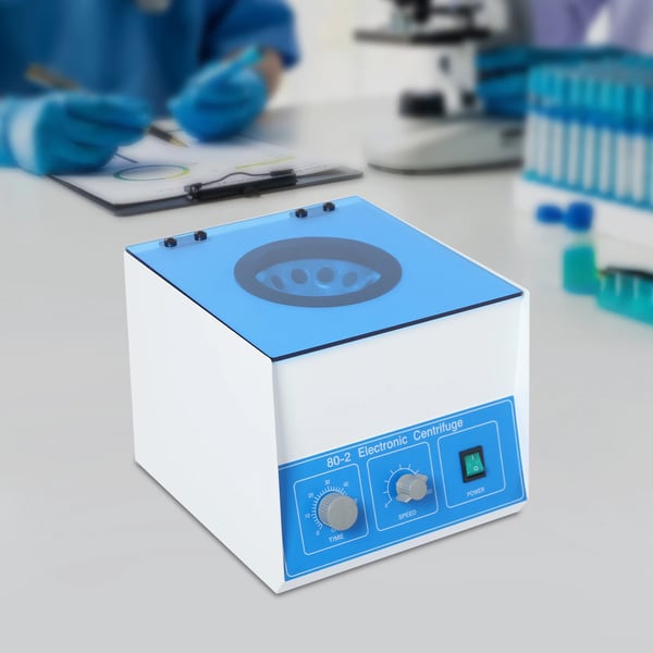 Laboratoriecentrifuge, Desktop Design, Højhastighedsydelse,Blå, EU Stik