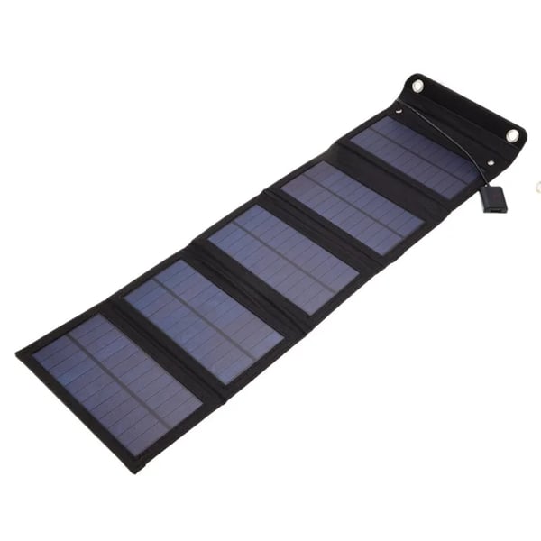 Solpaneloplader, Kompakt Design, Effektiv Strømudgang,15W5 fold solarpanel