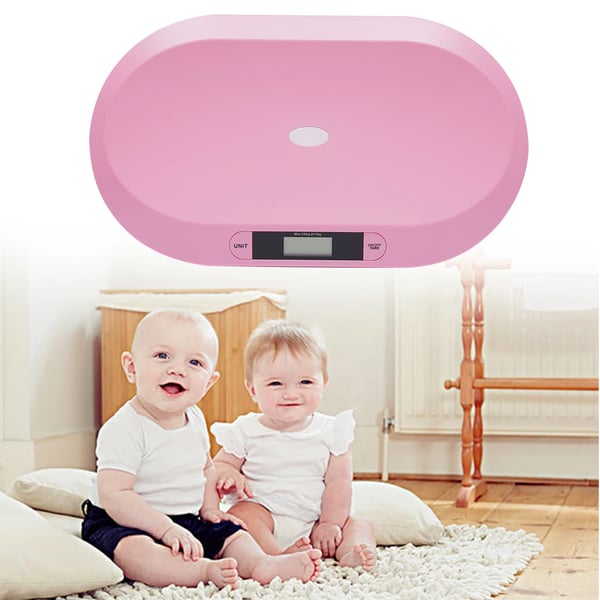 Babyskala, Noggrann Viktspårning, Höjdmätare Ingår,Rosa
