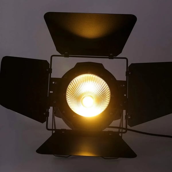LED Spotlys, 100W Effekt, DMX-512 Kontroltilstande,sort
