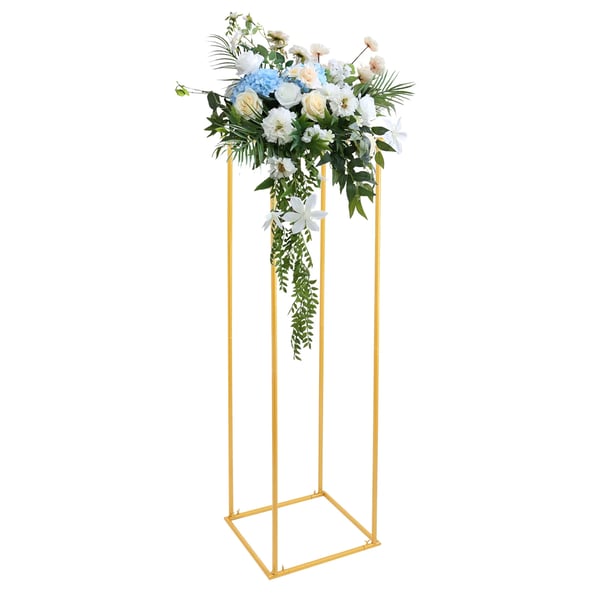 Blomsterstativ, 180 cm højde, fritstående,Guld, L