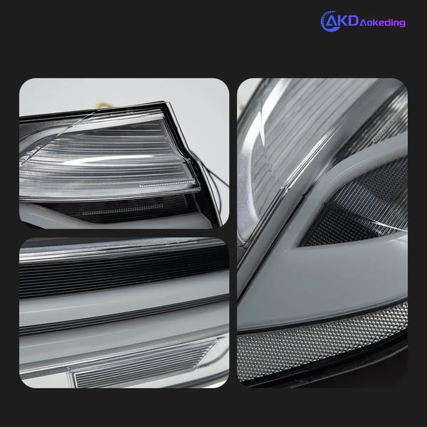 Baglygtesamling, LED-teknologi, kompatibel med BMW F30 2013-2018,hvid