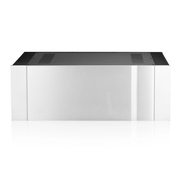Forstærkerhus, Aluminiumlegering, Eksterne dimensioner 430x300x150 mm, Interne dimensioner 330x289x142 mm, Nettovægt 4,2 kg, Inkluderet tilbehørssæt
