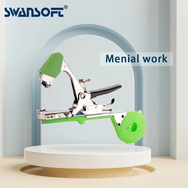 SWAMSOFT Bindemaskine, Arbejdssparende Design, Metal Konstruktion,Rød