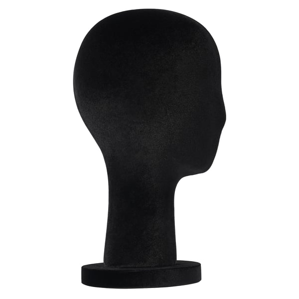 Mannequin Hoved, Holdbart Materiale, Elegant Design,sort