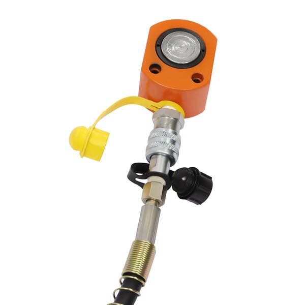 Hydraulisk Jack, Manuel Hydraulisk Pumpe, 10T Tonnage, 350CC Reservoir,Appelsin