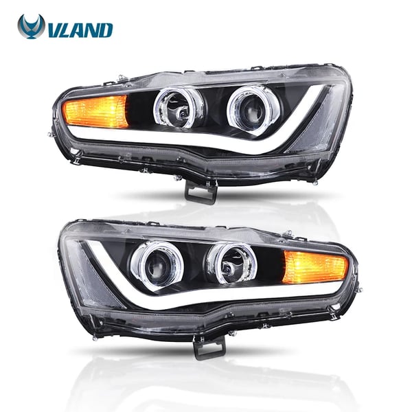 Forlygtesamling, Klar Linse, LED DRL,6500-7000K