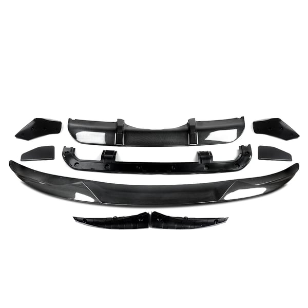 Aero Kits, Framskärmslip, Bakdiffusor,Kolfiberutseende