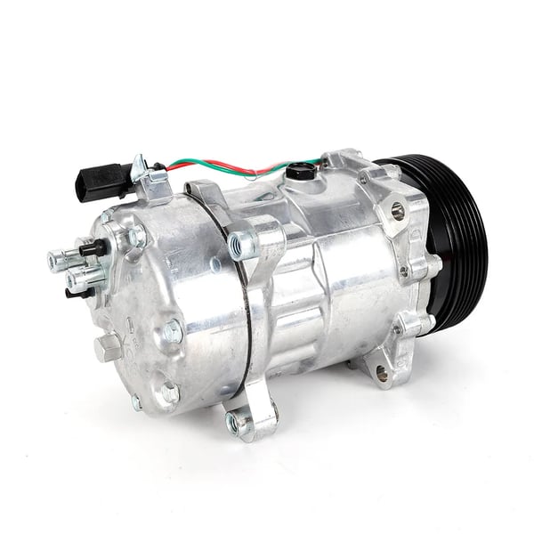 A/C Kompressor, 12V Drift, Kompatibel med Flera Märken,Silver