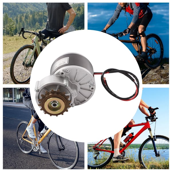 Elcykel Konverteringskit, 24V Spænding, 250W Udgangseffekt, 120kg Belastningskapacitet, 3300rpm Nominel Hastighed, 0.9N·m Moment