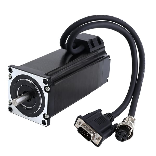 Lukket Sløjfe Steppermotor, 3Nm Holdemoment, Optisk Encoder,8mm