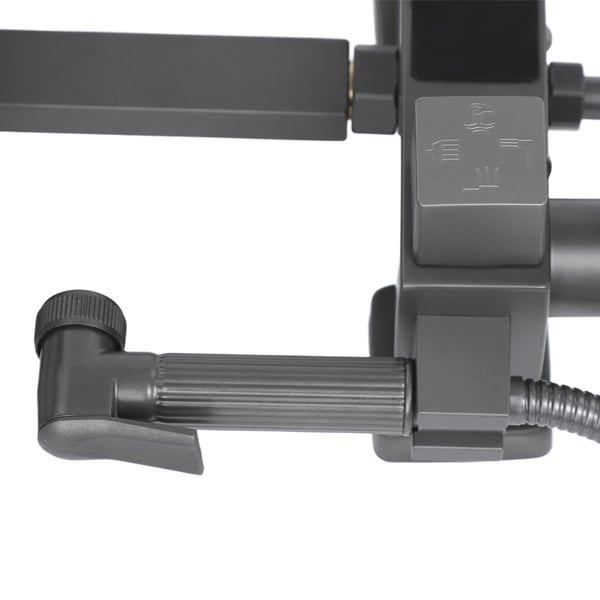 Duschset, Höjdjusterbart, Digital Display,Mörkgrå