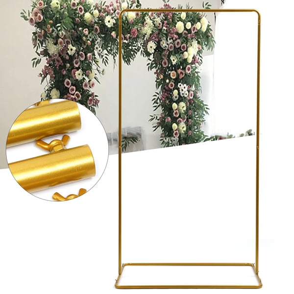 Bröllopsbåge, Stabil Ram, Elegant Bakgrund,M, Guld
