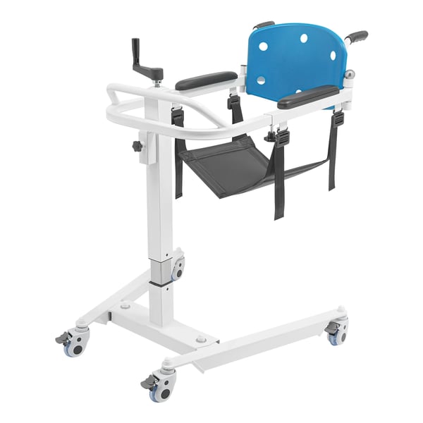Patientløft Overførselsstol, Justerbar fra 42-77 cm, 120 kg Kapacitet, 40 x 42,4 cm