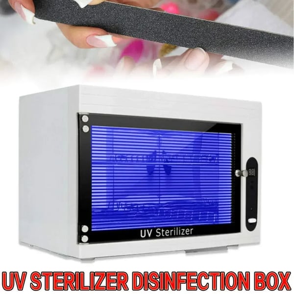 Negleværktøj Sterilisator, 10L-15L Kapacitet, 220V Strøm, 6W Udgang, ABS Materiale, Dimensioner 34 x 22 x 24 cm