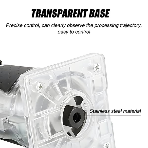 Trim Router, Ergonomisk Design, Høj Præcisionsydelse,EU Stik