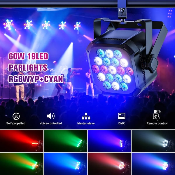 Lava valo, kauko-ohjain, DMX512-protokolla,EU Plug 4PCS
