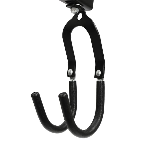 Kajakhejs, Belastningsevne 57 kg, Total rem længde 2,35 m, Jern og nylon materiale, Låselige skridsikre kroge, Kraftigt pulleysystem