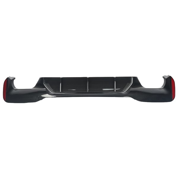 Bageste Stødfanger Diffuser, M5 Stil Design, Højkvalitets ABS Konstruktion,kulfiber udseende