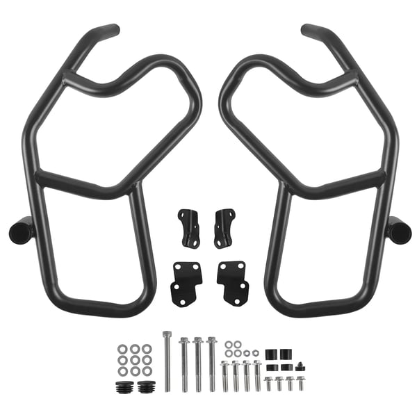 Kawasaki Versys 1000 Motorbeskyttelse, Holdbar Stål Konstruktion, Nem Installation,sort