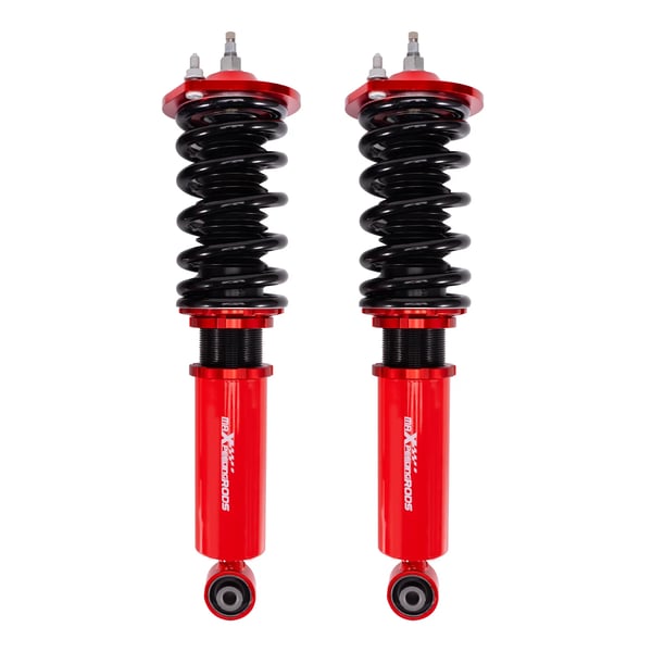 Coilover affjedringskit, højkulstofstål, 24-vejs justerbar dæmpning, kompatibel med MAZDA MIATA MX5, højdejusterbar, forårsrate 8 kg/mm