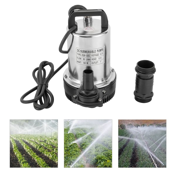 Sukellusvesipumppu, 160W Teho, 50L/min Virtaama,EU, 12V