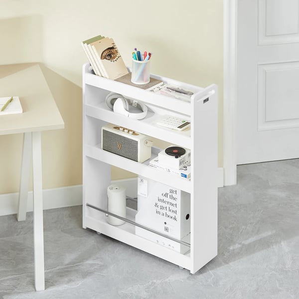 Niche Rack, Pladsbesparende Design, Nem Mobilitet,HVID