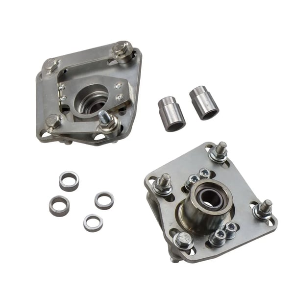 Kallistuslevyt, säädettävät, sopivat Ford Mustang 1994-2004, CNC-alumiinimateriaali, 42 mm pituus, 2.3 kg paino