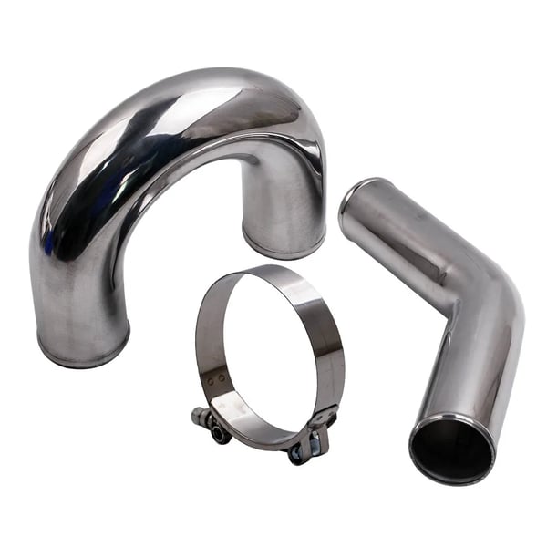 Aluminium Front Mount Intercooler, 600x300x76 mm Kerne, 3" Indløbs-/Udløbsstørrelse, Holdbar 6061 Konstruktion