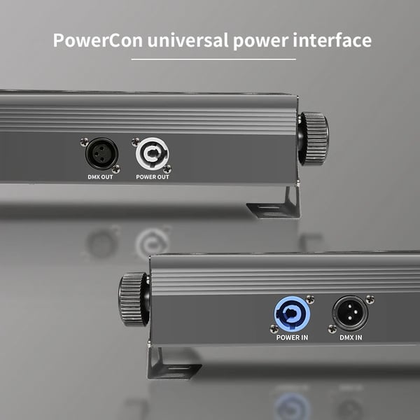 Scene Lys, DMX512 Kontrol, 24x12W RGBWA UV LED'er,1Pixel Kontrol 6in1, EU Stik