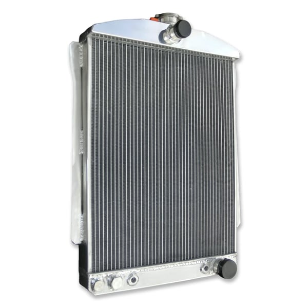 Aluminium Radiator, Kerne Størrelse 440mm x 540mm x 56mm, Samlet Størrelse 510mm x 700mm x 165mm, Øverste Udløb 38mm, Nederste Udløb 45mm