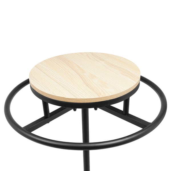 Tøjdisplaystativ, Rundt Design, Fritstående,sort