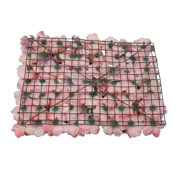 Blomster Vægpanel, 12-delt Sæt, Realistisk Blomsterdesign,Pink