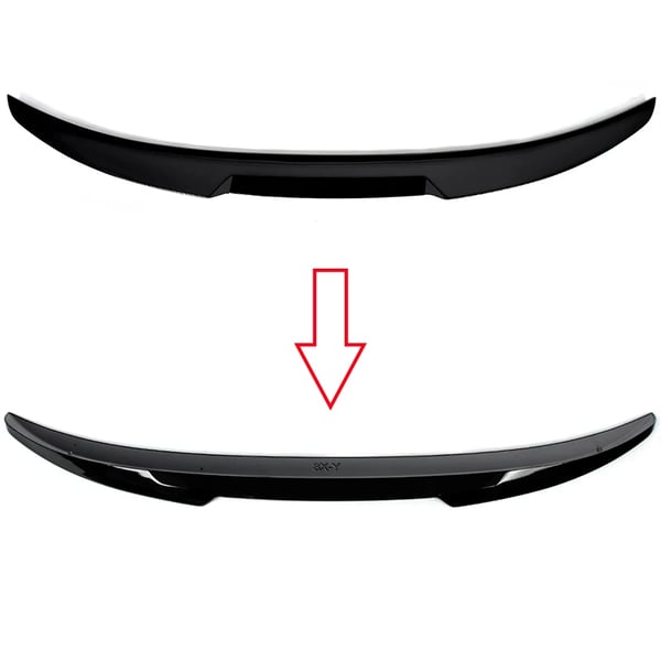 Bagagerums Spoiler, Passer til Luxury 8 Series Coupe, Aerodynamisk Design,Glansende Sort